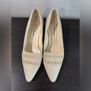 Manolo Blahnik Kitten Heels Size 40
